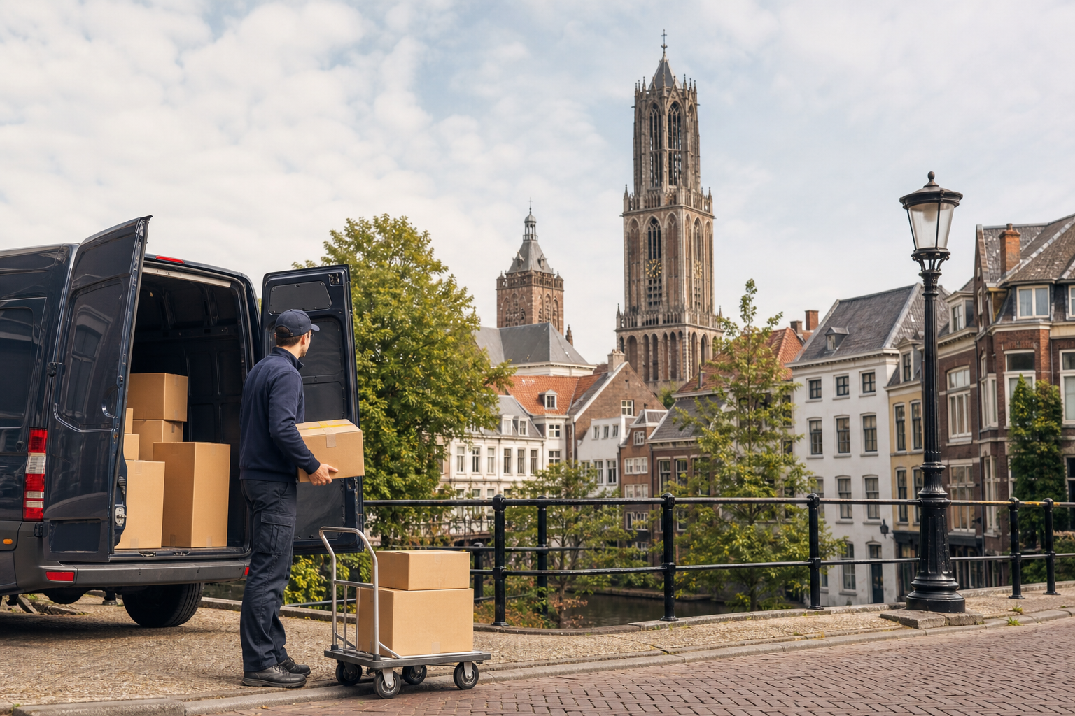 Redactioneel beeld bij Koeriersdiensten Utrecht met stiptheid en betrouwbaarheid